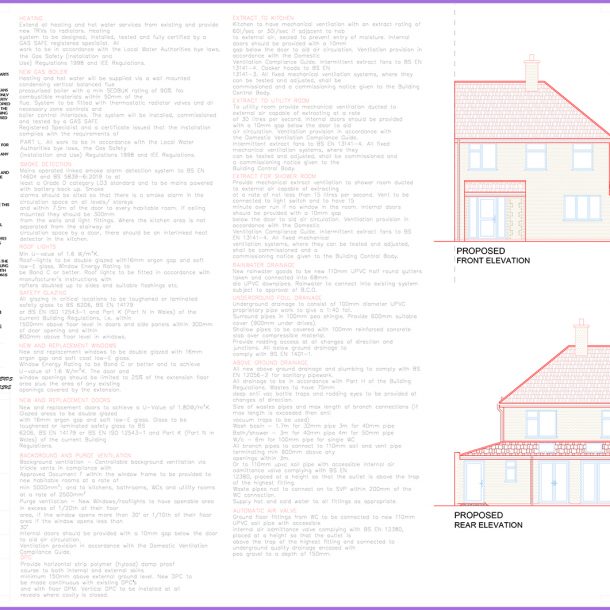 detailed building regulations drawing by happinest